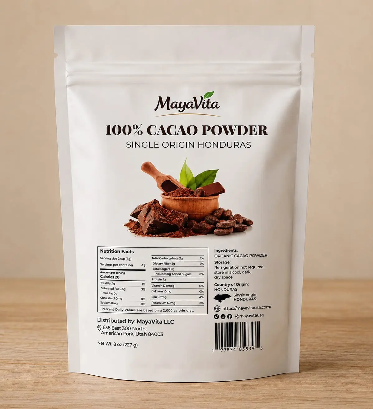 100 % cacao powder Mayavita