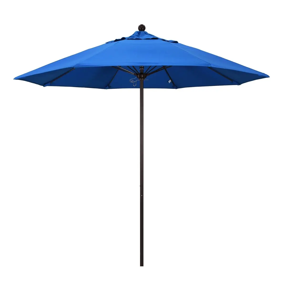 California Umbrella 9' Pole Push Lift Sunbrella Patio Umbrella Sunshade Parasol with Bronze Aluminum Pole, Multiple Color Options, Umbrella Sunshade Parasols