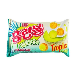 HAITAI Korean Melon Milk Cream Puff 49g - Delicious Snack Treat