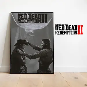 Red Dead Redemption 2 Poster - RDR 2 Poster - Video Game Poster - Arthur Morga Poster (NO FRAME) Decor Photo