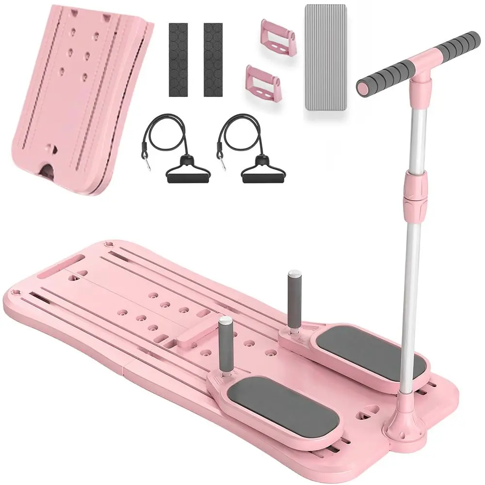 Comprehensive household training sliding board complete kit, adjustable vertical handle height workout tool, two-tone variants available in stock