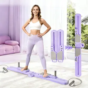 Foldable Ski Balance Board | Pilates Core Trainer | Multi-Functional Fitness Equipment With Accessories | For Ankle & Knee Stability Training | Compact For Dorms, Apartments & Home Gym