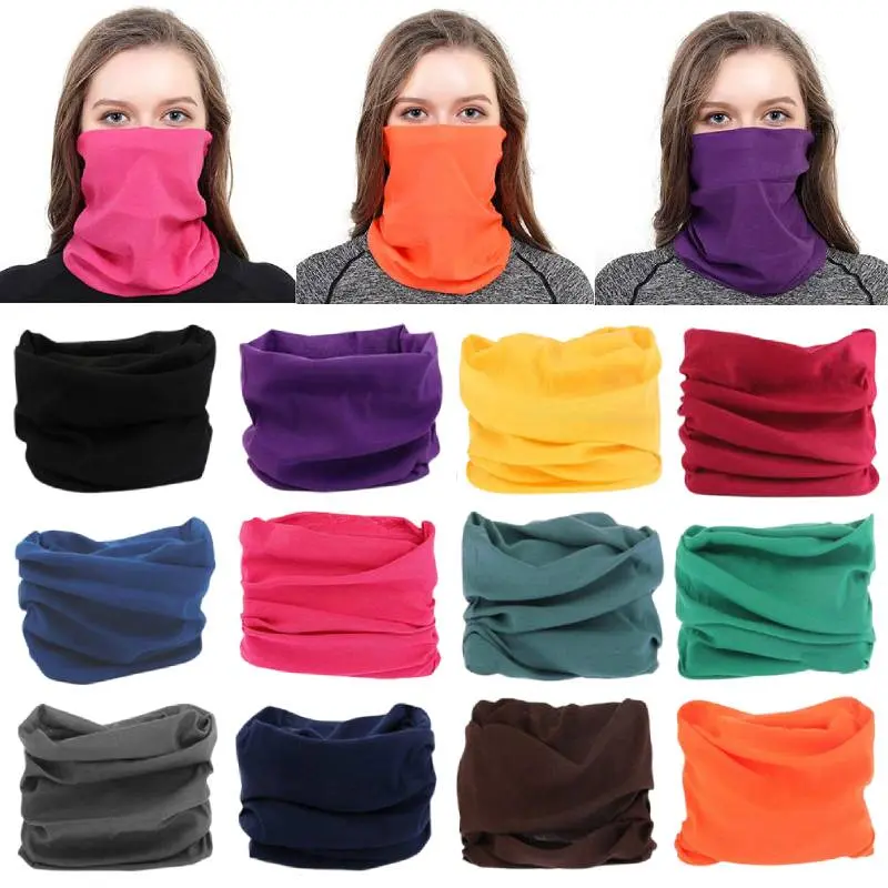12Pcs Neck Gaiter Face Mask Buffs,Tube Bandanas,Multi Headwear, Seamless,High Elastic,Gator Mask,Tube Scarf,Face Covering,Magic Headband,UV Headwrap,Sport Sweatband,Balaclavas