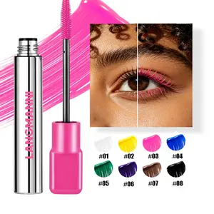 Color Mascara, Bold Purple & Yellow Waterproof Mascara for Creative Eye Makeup, Long-Lasting All-Day Wear, Instant Lengthening & Lash Separating Mascara, My Amazing Lashes Mascara