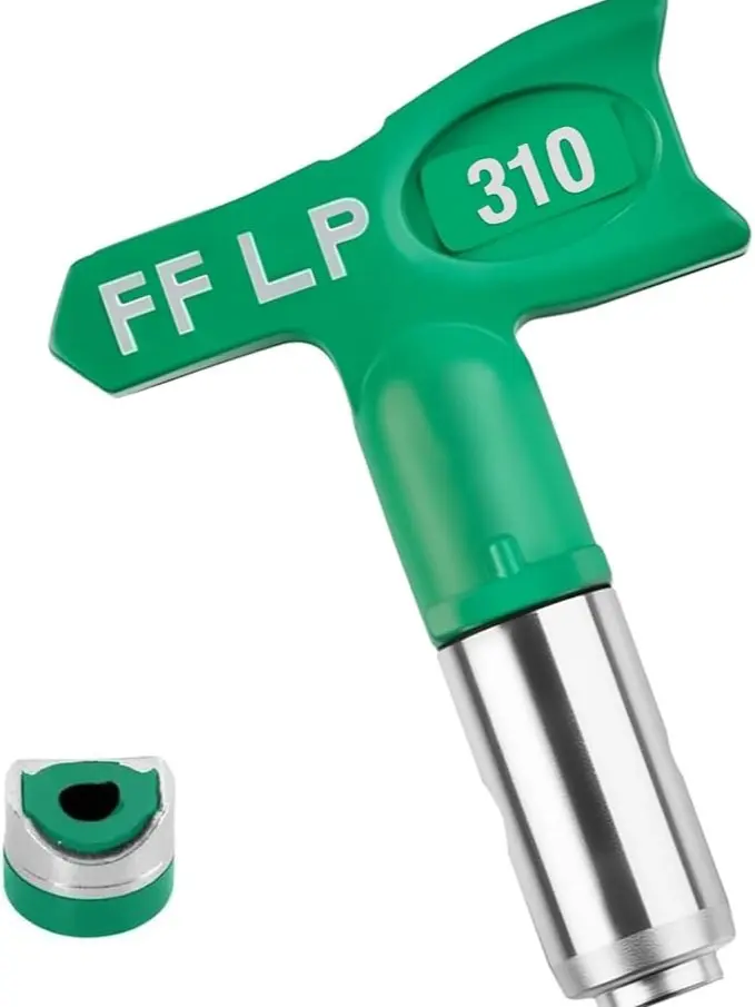 Graco FFLP310 RAC X Reversible 0.01" Tip - Low Pressure Fine Finish Sprayer Attachment with Guard Set for Airless Sprays, Professional Contractors