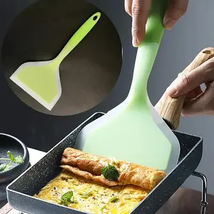 Multifunctional Silicone Spatula Utensils Kitchen Tool Non-Stick Heat Resistant, Perfect for Cooking Stirring Grilling, Ideal for Pancakes Steaks BBQ