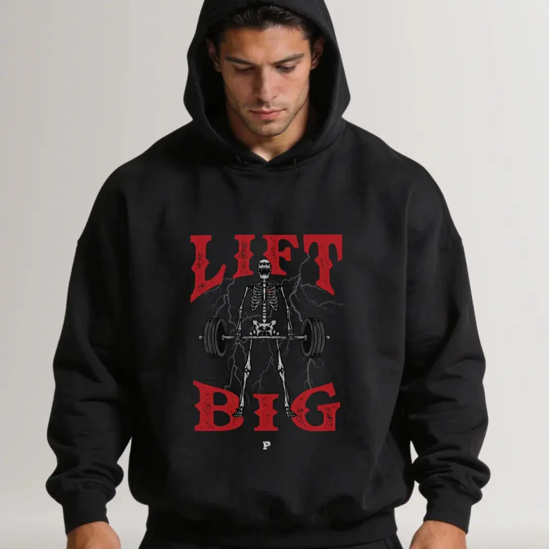 BIG SKULLY HOODIE (Black)