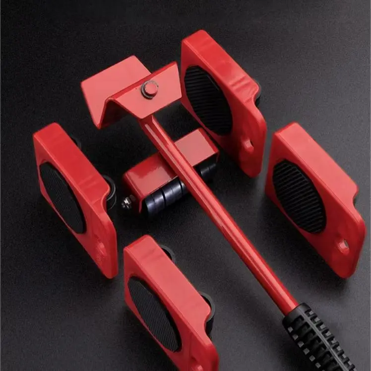 Heavy Duty Furniture Mover Slider Tool Kit with Castors, Labor-Saving Lifter Set for Moving Large Household Items like Fridge, Sofa, Cabinet, Labor-Saving Design
