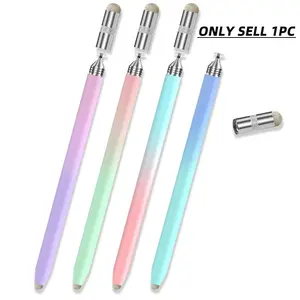 3 in 1 Fiber Tip Stylus Pen, High Precision Digital Stylus Pen with Disc Nib, Compatible with iPhone iPad Android Tablet & All Touch Screens, Touchscreen Pen
