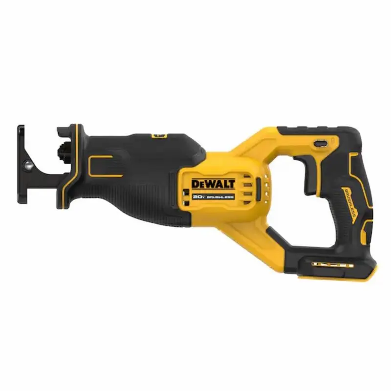 DEWALT 20V Max Compact Brushless Cordless Reciprocating Saw - 1-1/8-in Cut Capacity, Variable Speed, Bright LED Low-Light View, Stable Pivot Shoe, Ideal for Jobsites Demolition (Battery Not Included), Power Tools, Battery Powered Saws