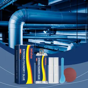 Metal Casting Adhesive Glue, Heat Resistant Stainless Steel Copper Aluminum Waterproof Metal Sealing Glue, Durable Industrial Grade