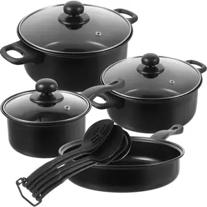 Seven Piece Cast Iron Cookware Set- None Stick