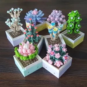 Creative DIY Succulent Plant Block Planter, Fun Desk Decoration Toy, Stimulates Creativity & Fine Motor Skills, Educational Gift