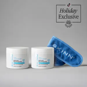 Skinn Cosmetics Multi Acid resurfacing pads Duo + Headband