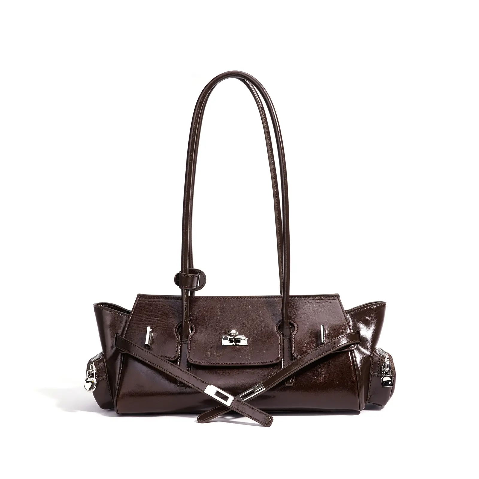 SADI Genuine Cow Hide Leather Purse Shoulder Bag for Women, Elegant Top Handle Handbag for a Simple Look and Casual Wear, Fashion Shoulder Bag, Everyday Bag