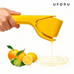 UFORU Compact Fold-Flat Lemon Squeezer - Effortless Juicing for Lemon, Lime & Orange, Lightweight Manual Citrus Juicer for Quick Fresh Juice & Mess-Free Prep,dealsforyou#SummerWins