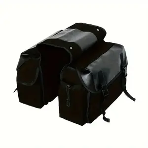Unisex Large Capacity Waterproof Durable Bike Motorcycle Electric Scooter Pannier Bag, Bike Accessories, Secure Installation, Perfect for Outdoor Use