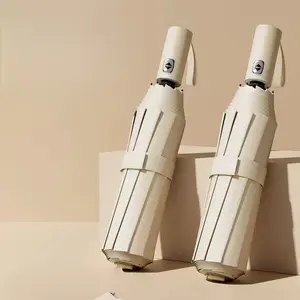 Fully Automatic Retractable Umbrella, Windproof and Rainproof Dual-Use, Sun Protection, UV Protection, Folding Umbrella, Portable and Convenient, Wind Resistant Umbrella