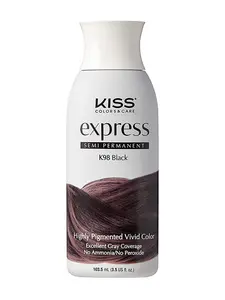 Kiss Express Semi-Permanent Hair Color 3.5oz Assorted Colors