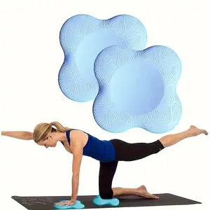 Yoga Knee Pad, 2 Counts/set Non-slip Thickened Yoga Knee Mat, Portable Supportive Mat for Sports & Fitness Training