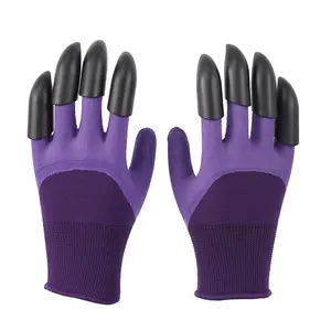 ClawGuard Gardening Gloves – Puncture-Resistant Digging Gloves with Built-in Claws for Planting, Weeding, and Soil Loosening,summervibes