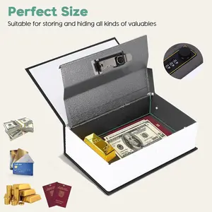 Fake Book Safe with Secret Compartment, 3-Digit Combination Lock, Hidden Storage - Durable Thickened Metal Inner Liner, Anti-Theft Performance, Fits Unobtrusively for Cash, Jewellery, Passport Storage, Friends Gift (Home & Festive Party Supplies)