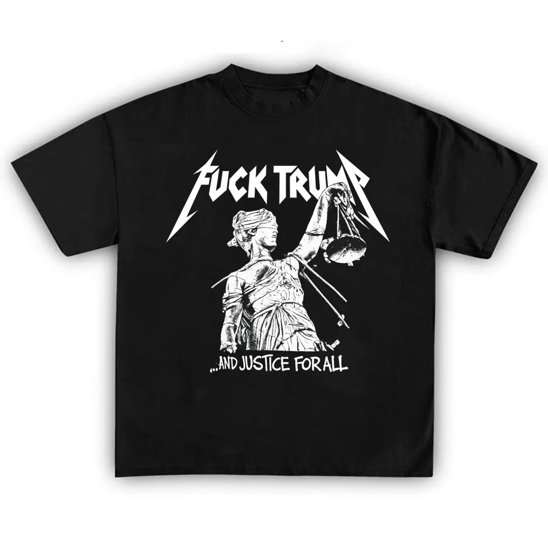 F Trump Shirt, Vintage Rock Graphic Tee shirt, Justice for all Sweatshirt 100% coton