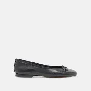 Dolce Vita RITLA WIDE BALLET FLATS BLACK LEATHER - Wide