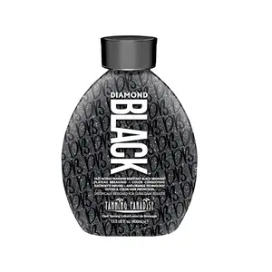 Tanning Paradise Diamond Black Tanning Bed Lotion – 13.5 Fl Oz Transfer Resistant Tanning Lotion for Tanning Beds – Indoor Tanning Lotion for Golden Bronze Color – CC Cream Matte Airbrush Effect Body Care Accelerator Bronzer Cherry Moisturizers Watermelon