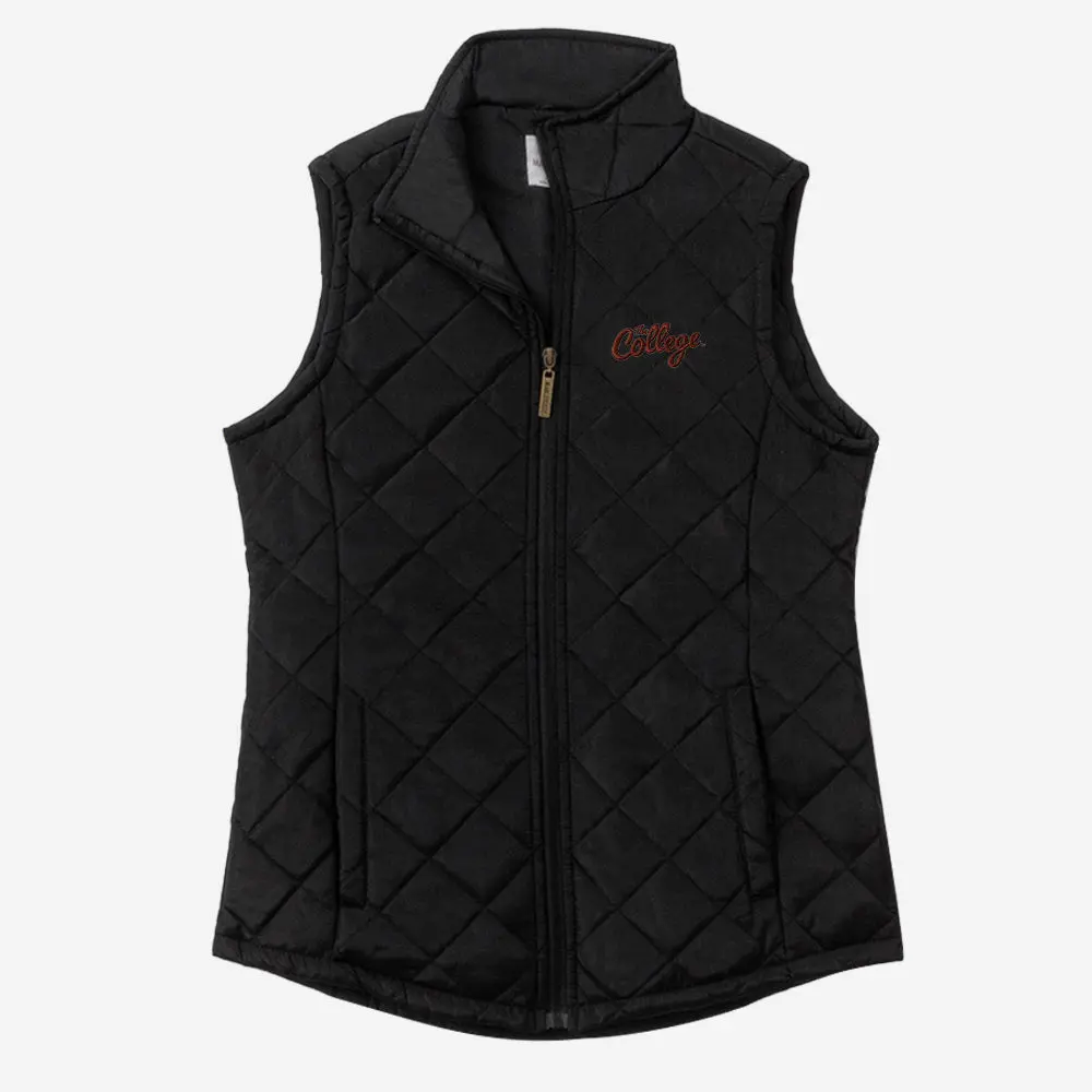 College of Charleston Cougars Puffer Vest | Black