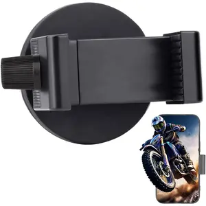 Magnetic Phone Mount Holder For Motorcycle,Strong Magnetic Attracts Tank,Non-Slip & Anti-Scratch, Fits Most Phones,One Adhesive Metal Plate Attached