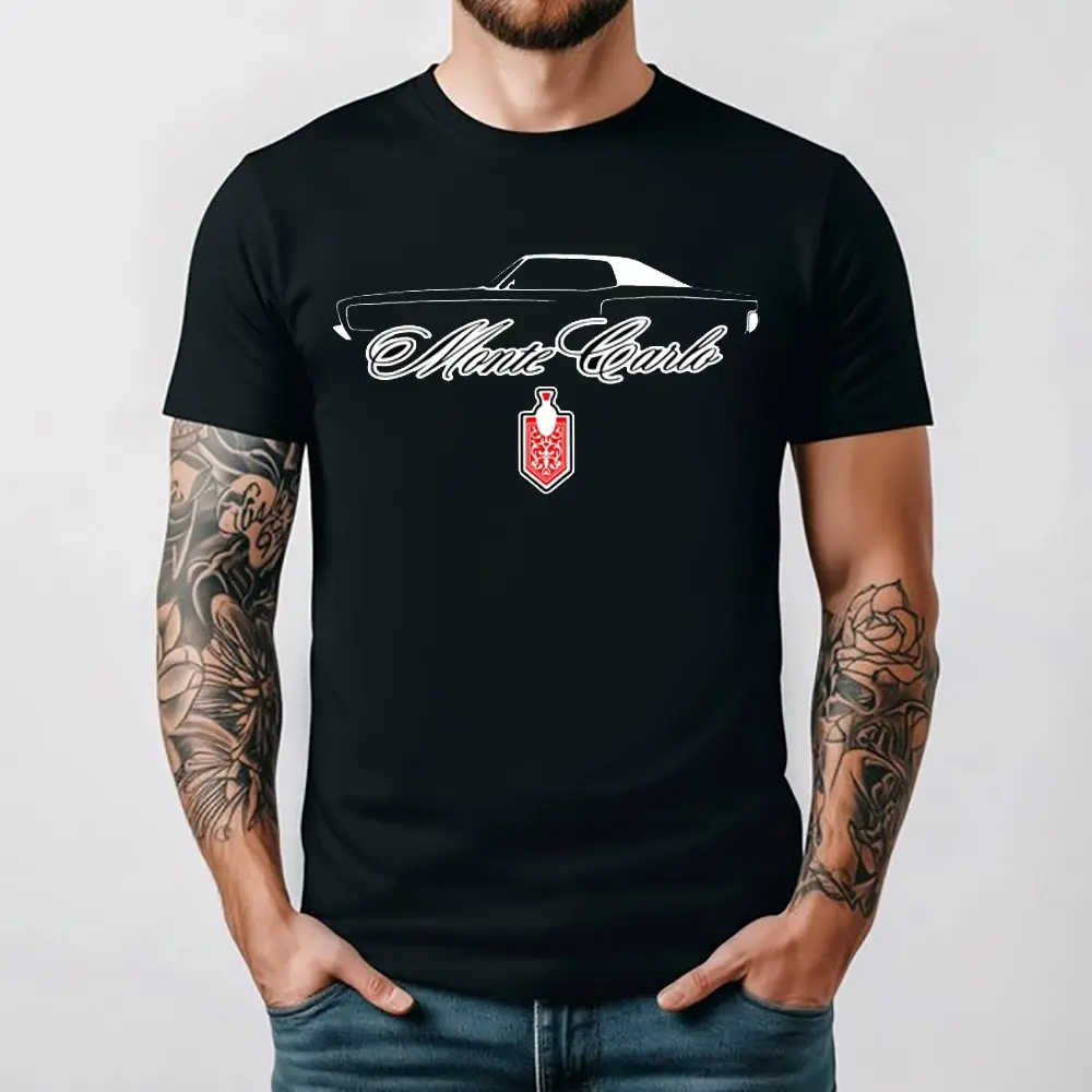 1970 1971 1972 Monte Carlo T-Shirt Car Silhouette 1st Generation ss 70 71 72