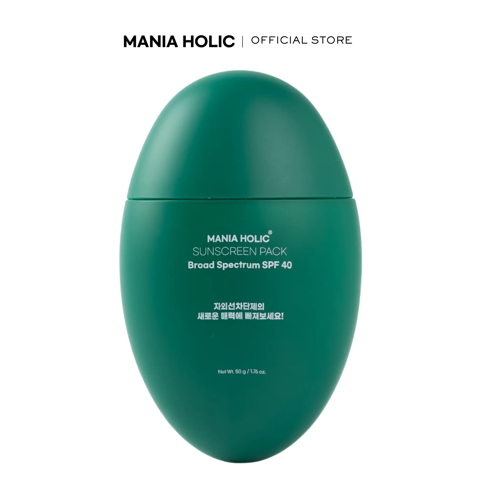 [Mania Holic] Sunscreen Pack SPF 40 | 8-Hour Formula, No White Cast, Lightweight Dewy Finish, Makeup Primer (1.76 oz)