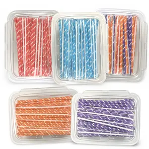 Powdered Candy Straws – Compare to Pixy Stix | 8 oz Tub, 100+ Straws | 4 Flavors: Tropical Punch, Cherry, Grape & Orange (Variety Pack Available)