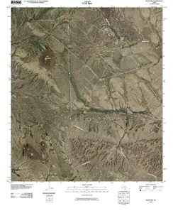 Buck Hill Texas USGS Topographic Quadrangle Map, 2012, 1:24000
