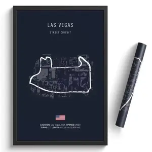 Racing car poster