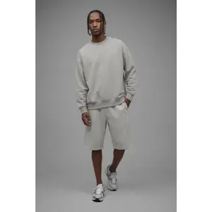 410 Oversized Crewneck - Heather Grey