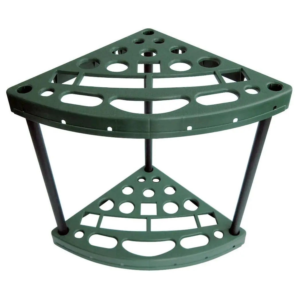 Sto-Away Corner Storage Rack - Holds 18 Yard Tools and Broom
