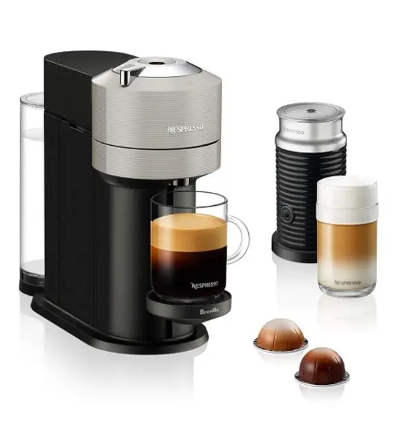 NESPRESSO Vertuo Next Coffee/Espresso Maker w Frother & Voucher - QVC