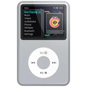 Innioasis Y1 Classic Y2K MP3 Player with Bluetooth, Portable HiFi Music & Video Player, Retro Click Wheel Design, Long Battery Life, Cool Tech Gift for Kids & Music Lovers