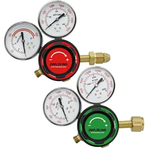Oxygen & Acetylene Regulators - Compatible with Medium Duty Gas - CGA540 and CGA510