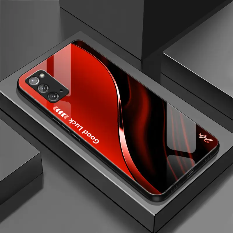Premium Rugged Case for Galaxy S25/S24/S23/S22/S21/S20/S10/A16/A15/A14/A32/A35/A53/A54/Note20/Note10Plus/Fe/Ultra/ Simple silk gradient glass phone case, affordable, fully shockproof, drop-proof and wear-resistant-888