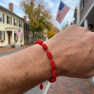 7-Knot Lucky Bracelet – Hand-Woven Adjustable Friendship & Couples Bracelet, Simple Unique Charm Jewelry for Men, Women & Gift