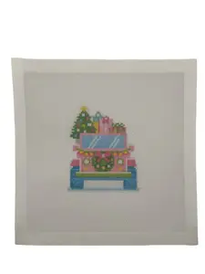 Lizzy Claire's Happy Neighborhood Jeep Needlepoint Canvas