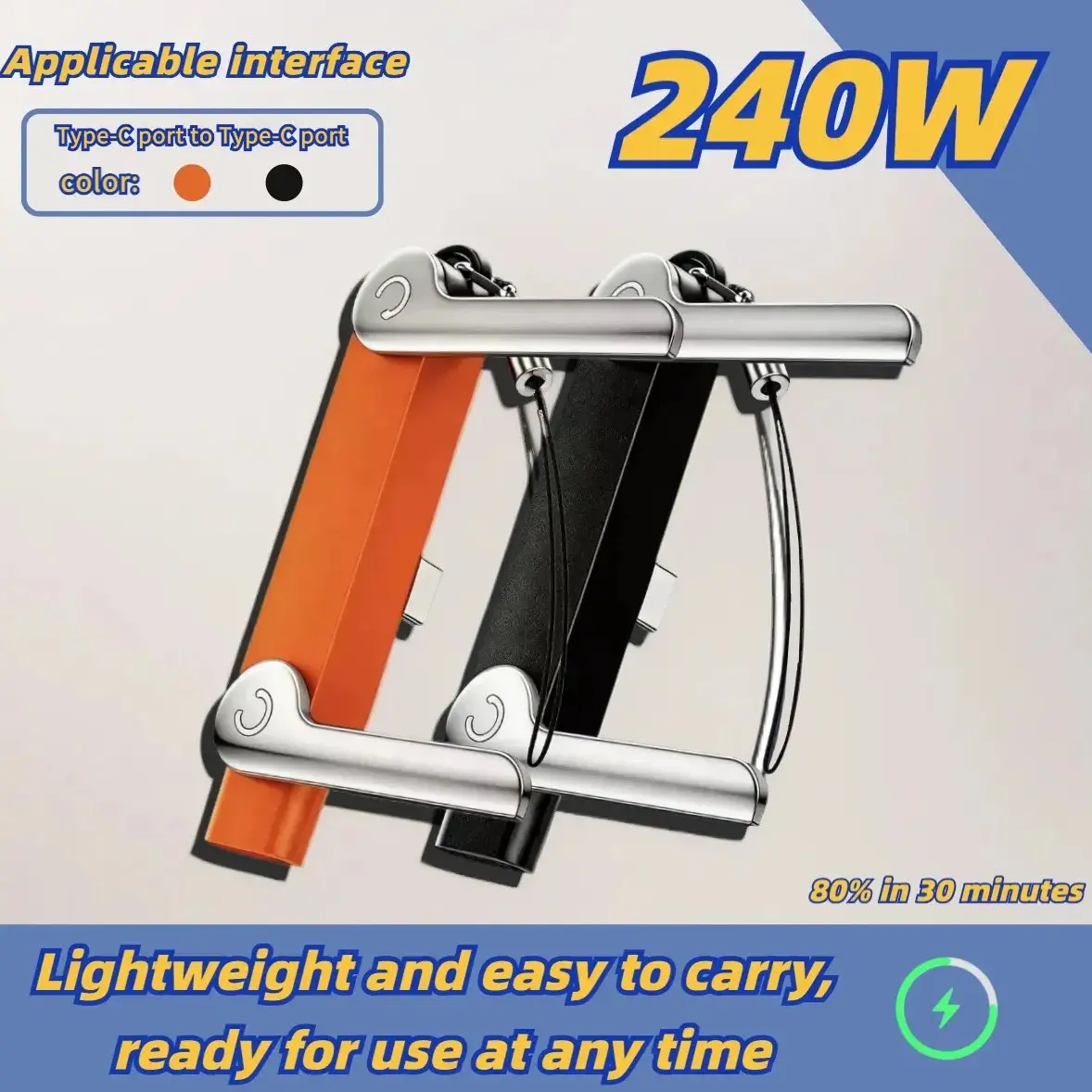 Foldable Charger Stand, Compact and Portable, 240w Fast Charging, Folding Mobile Phone Accessory, Quick Charge Adapter, Easy to Carry, Fast Charging Dock