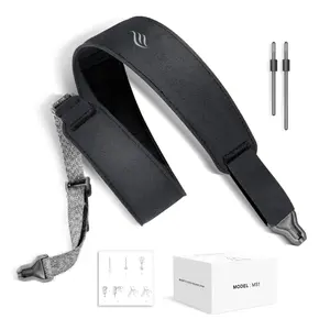 【Enya Magnetic Strap】for Guitar, Bass, and Ukulele - Quick Release, Single-Hand Adjustable, with Leathery Texture(MS1), Christmas Gift, TikTokShopHolidayHaul