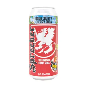 Door County Cherry Soda Cans