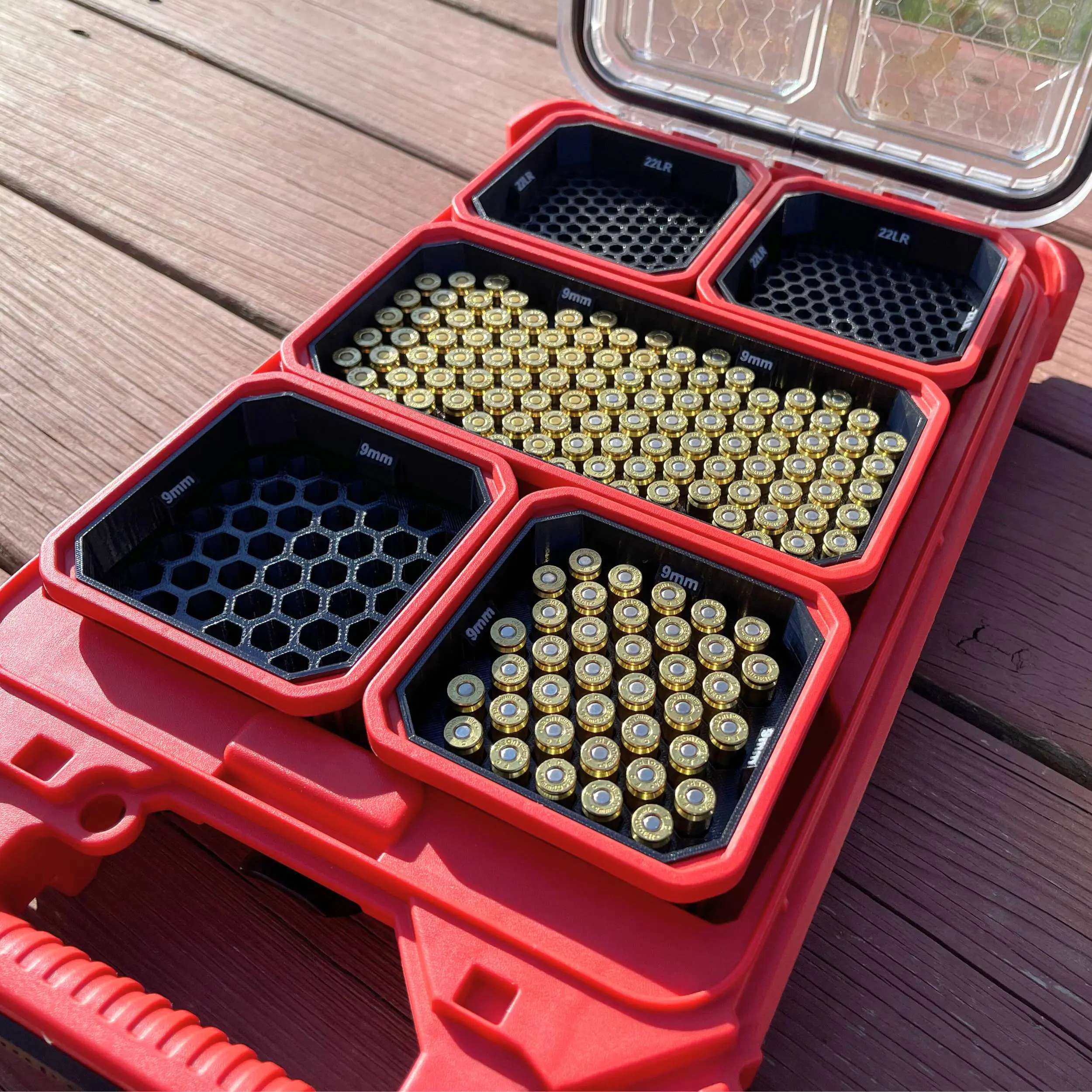 Square Ammo Insert for Milwaukee PACKOUT SLIM Organizers | PACKOUT RANGER PRO