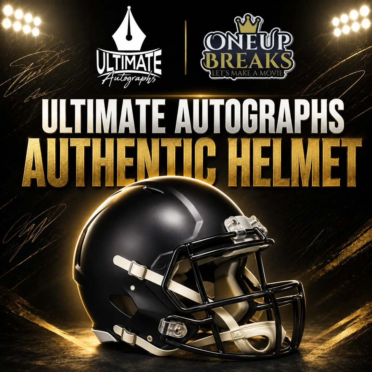 #3152 - Ultimate Autographs Authentic Full Size Helmet