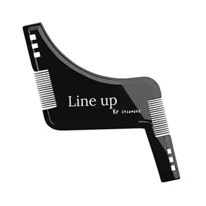 The BLACK BEARD Shaper for Men Beard Lineup Tool Stencil for Grooming Beard Guide Shaping Tool Smooth